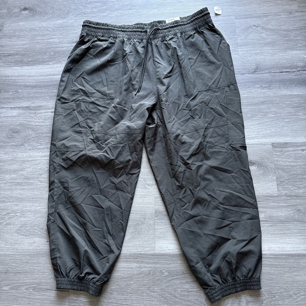 Old Navy High Waisted StretchTech Cargo Jogger, Grey, XXL 2XL